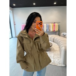 Denime striukė-liemenė Khaki Denime striukė-liemenė Khaki