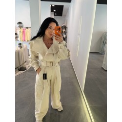 Buch kelnės light beige