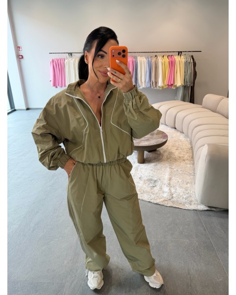 Wow kostiumėlis  stripe Khaki light