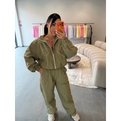 Wow kostiumėlis  stripe Khaki light