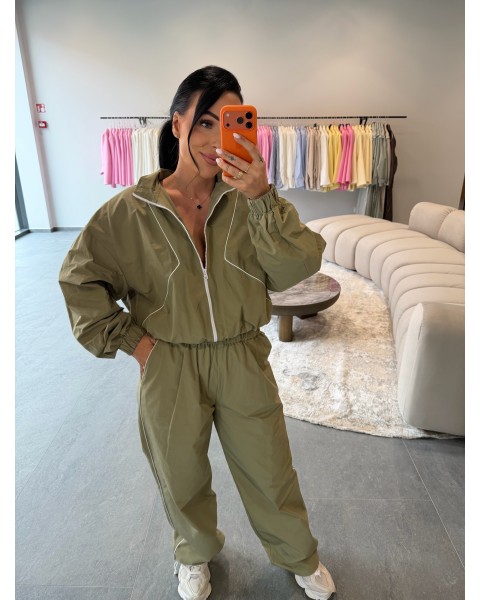 Wow kostiumėlis  stripe Khaki light