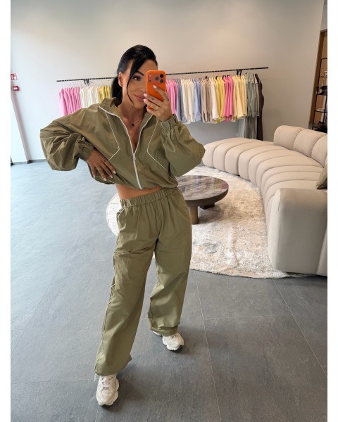 Wow kostiumėlis  stripe Khaki light