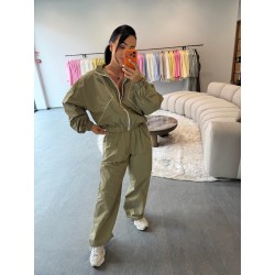 Wow kostiumėlis  stripe Khaki light
