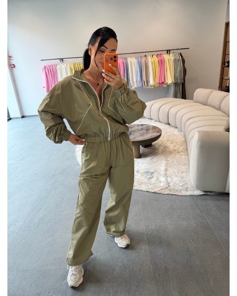 Wow kostiumėlis  stripe Khaki light