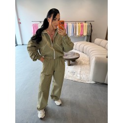 Wow kostiumėlis  stripe Khaki light