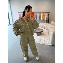 Wow kostiumėlis  stripe Khaki light