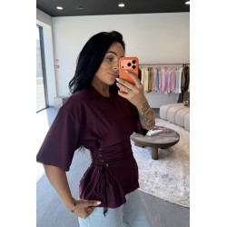 Marškinėliai Vang Burgundy Marškinėliai Vang Burgundy