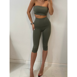 Capri tamprės khaki Capri tamprės khaki