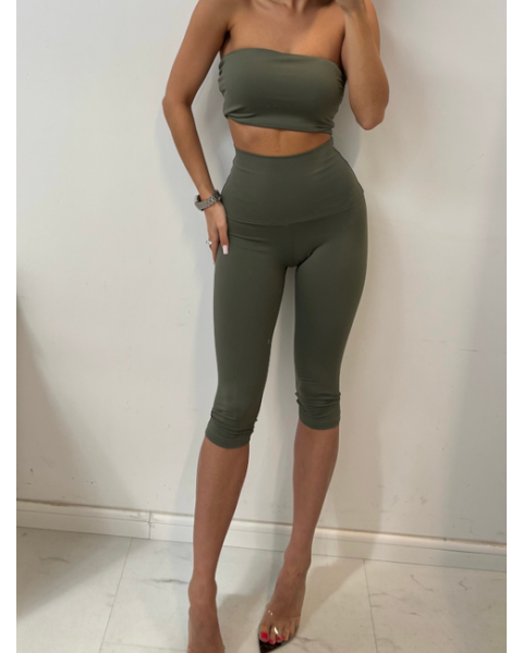 Capri tamprės khaki