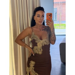 Suknelė Flow Brown