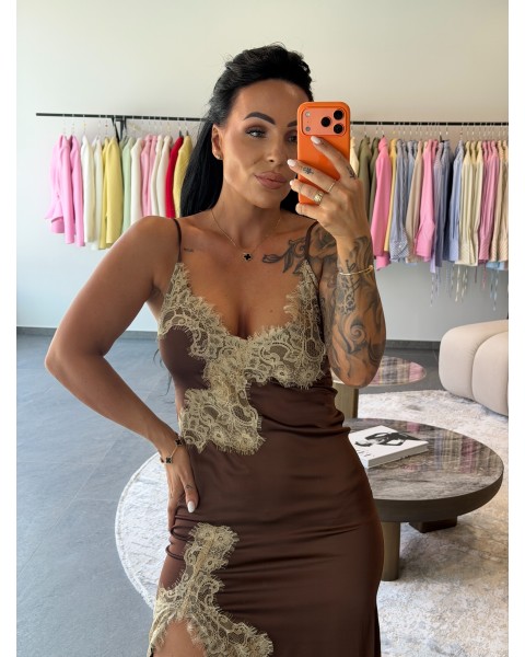 Suknelė Flow Brown