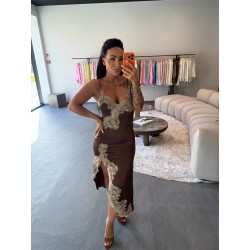Suknelė Flow Brown
