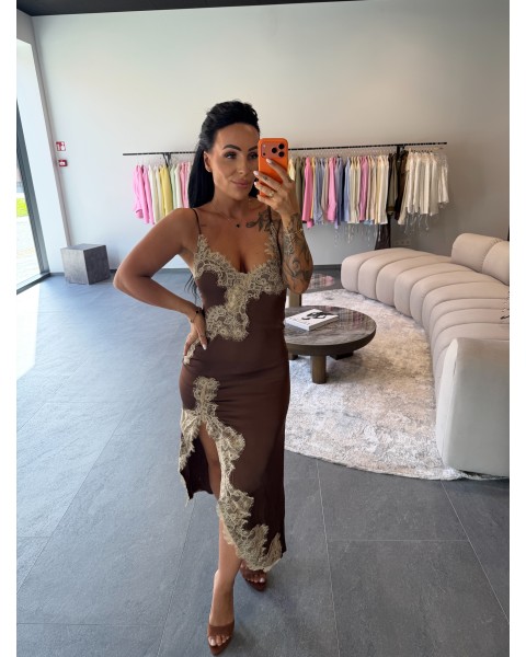Suknelė Flow Brown