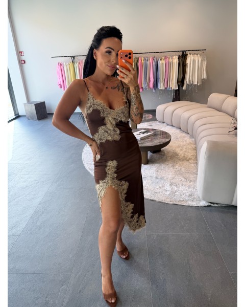 Suknelė Flow Brown