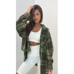 Marškiniai VASARA GREEN-BROWN