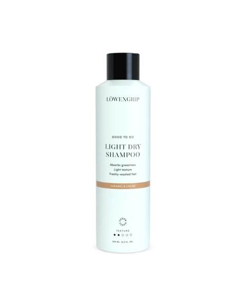 Löwengrip Good To Go Light Dry Shampoo Caramel&Cream – Lengvas sausas šampūnas, 250 ml