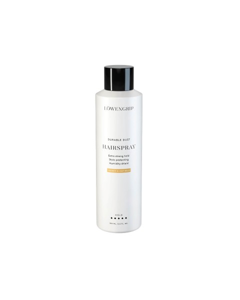 Löwengrip Durable Dust Hairspray – Itin stiprios fiksacijos plaukų lakas, 250 ml