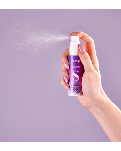 Sorted Skin Intymios higienos purškiklis su prebiotikais, 50 ml