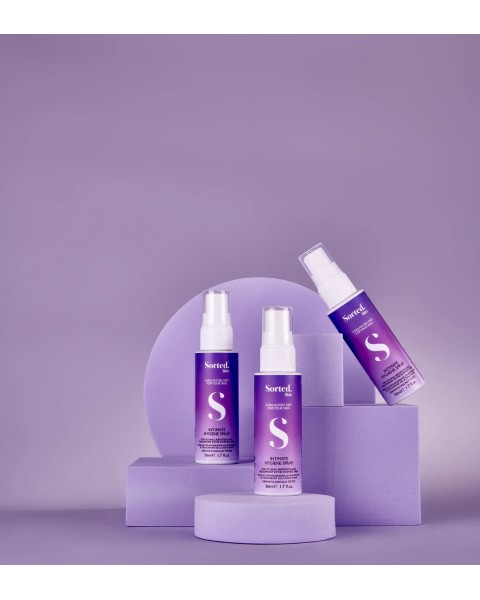 Sorted Skin Intymios higienos purškiklis su prebiotikais, 50 ml