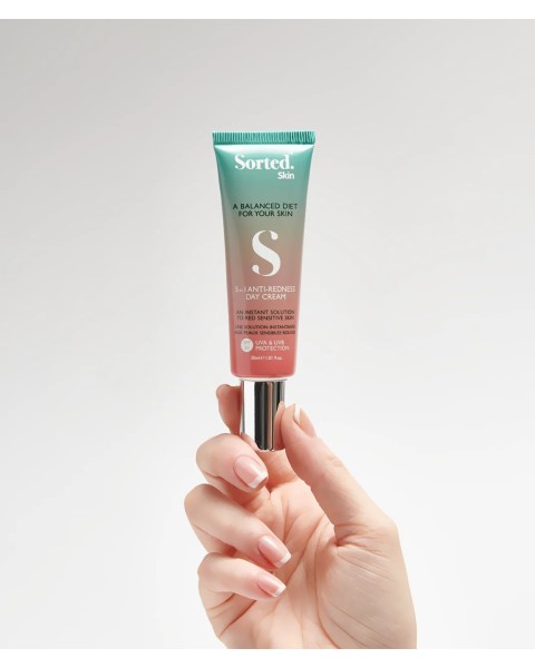 Sorted Skin 5in1 Dieninis kremas raustančiai odai SPF50, 30 ml