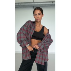 Marškiniai Ruduo Grey-red