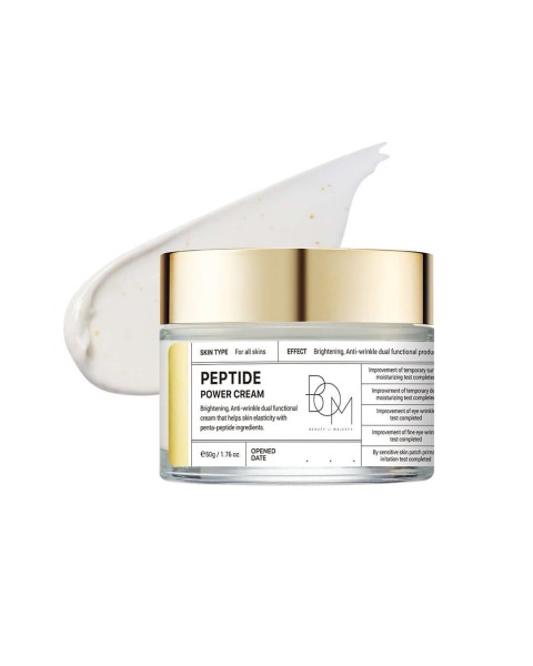 BOM Peptide Power Cream - kremas su peptidais ir auksu