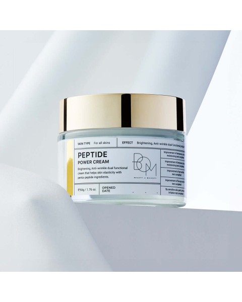 BOM Peptide Power Cream - kremas su peptidais ir auksu