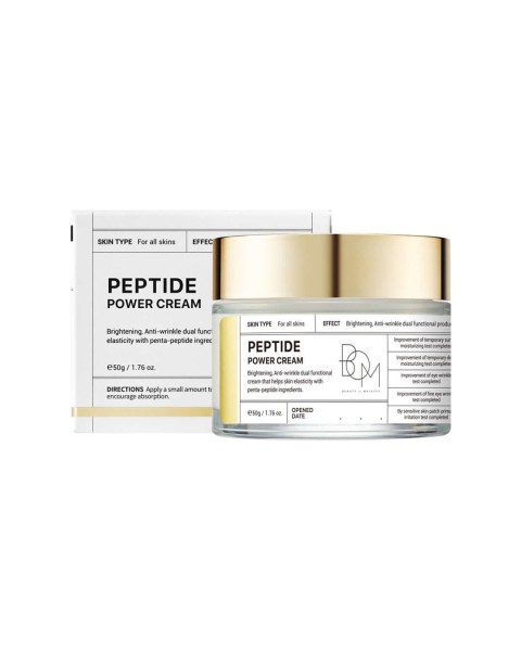 BOM Peptide Power Cream - kremas su peptidais ir auksu