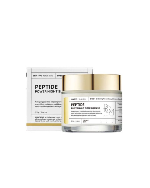 BOM Peptide Power night sleeping mask - naktinė veido kaukė
