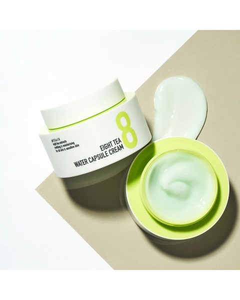 BOM Eight Tea Water Capsule Cream - drėkinamasis kremas