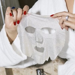 BOM Peptide Power Gold Ampoule Mask - lakštinių veido kaukių dėžutė, 5 vnt BOM Peptide Power Gold Ampoule Mask - lakštinių veido kaukių dėžutė, 5 vnt