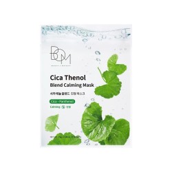 BOM Cica Thenol Blend Calming Mask - raminanti odą lakštinė veido kaukė, 1 vnt BOM Cica Thenol Blend Calming Mask - raminanti odą lakštinė veido kaukė, 1 vnt