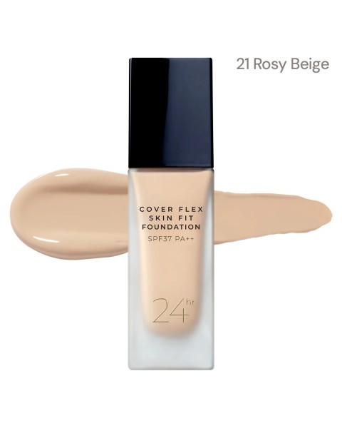 BOM Cover Flex Skin Fit Foundation - makiažo pagrindas