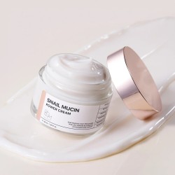 BOM Snail Mucin Power Cream - intensyviai drėkinantis ir stangrinantis veido kremas