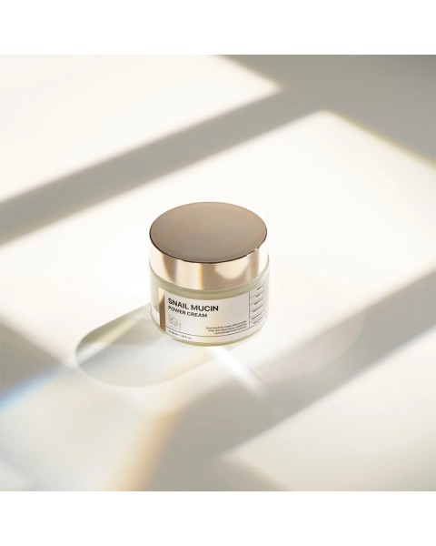 BOM Snail Mucin Power Cream - intensyviai drėkinantis ir stangrinantis veido kremas
