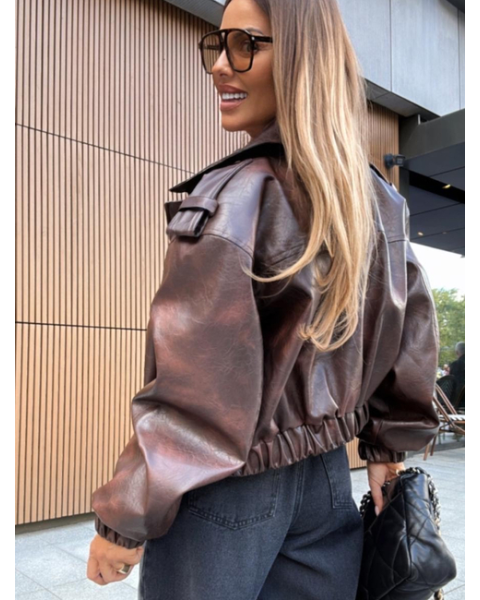 Eko odos vintage Ruda striukė