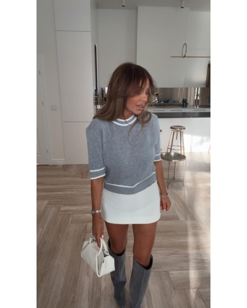 Megztinis Bianca pilkas